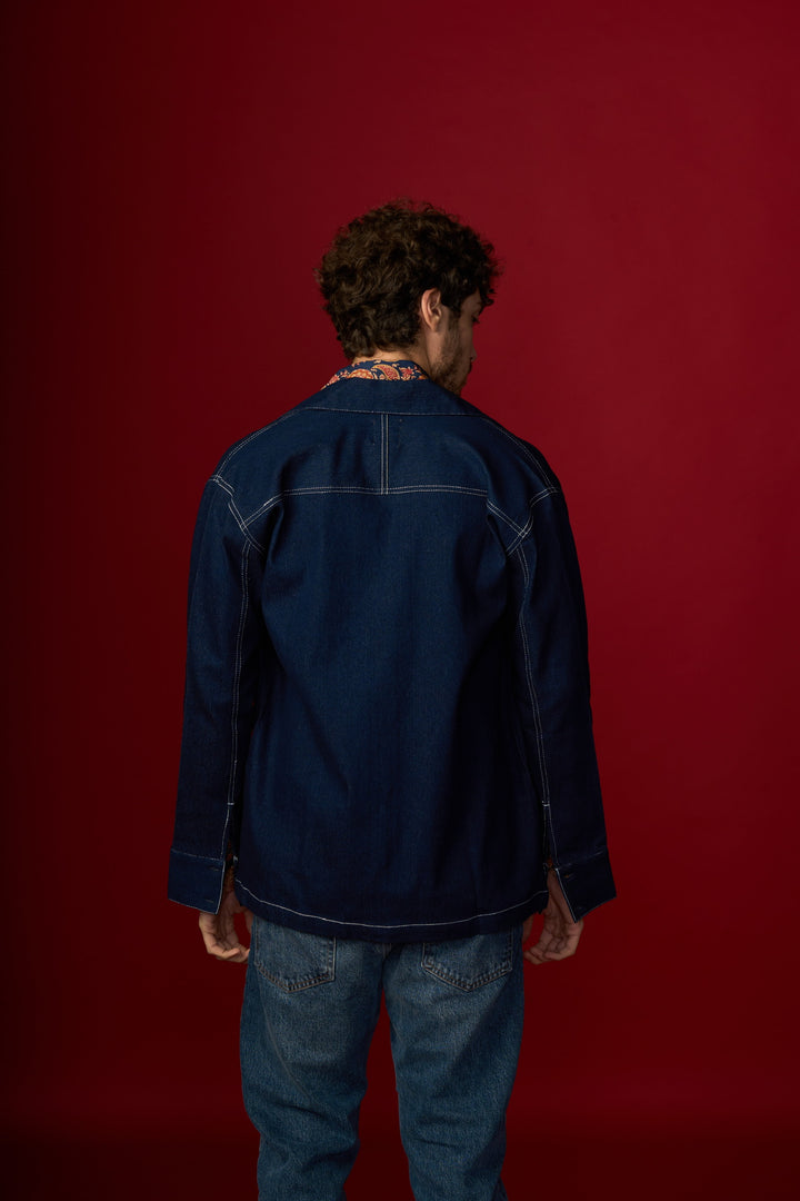 Blue Denim Shacket