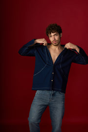 Blue Denim Shacket