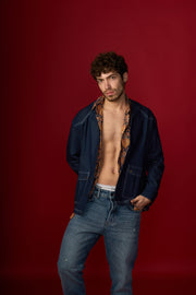 Blue Full-Sleeve Denim Shirt